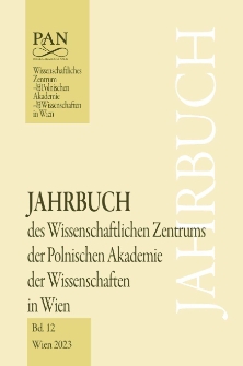 Jahrbuch des Wissenschaftlichen Zentrums der Polnischen Akademie der Wissenschaften in Wien